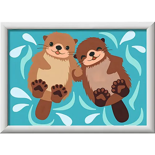 Ravensburger CreArt Malen nach Zahlen - Trendiger Otter