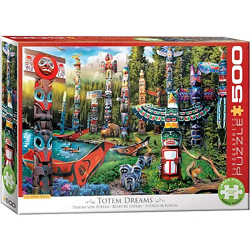 Eurographics Puzzle Tr�ume von Totems - 500 Teile