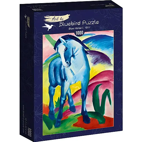 Bluebird Puzzle Franz Marc - Blue Horse I, 1911 - 1000 Teile