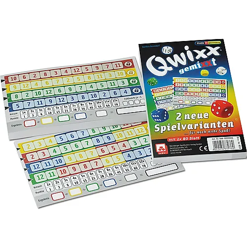 NSV Spiele Qwixx gemixxt - 2 Blcke