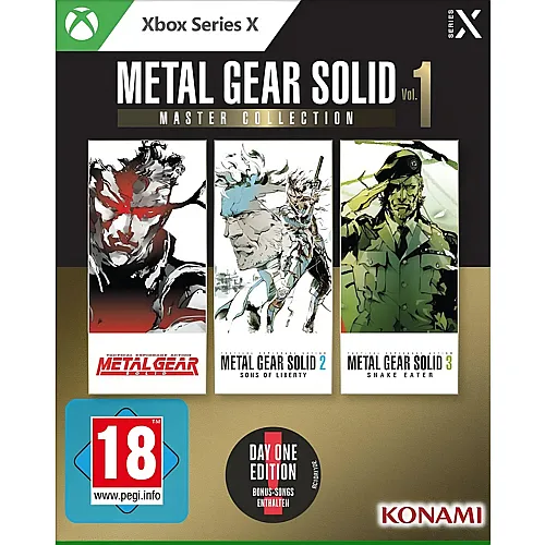 Metal Gear Solid Master Collection Vol.1 D1-Edition XSX D