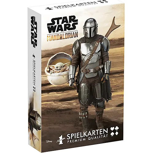 Number 1 Spielkarten - The Mandalorian Baby Yoda DE