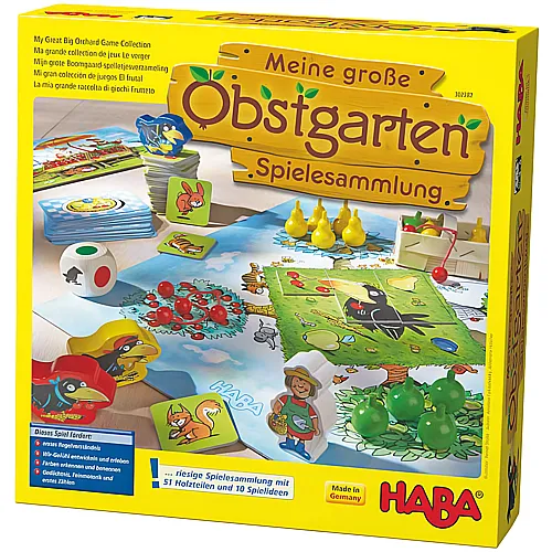 HABA Meine grosse Obstgarten-Spielesammlung