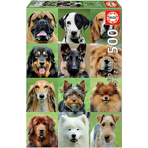 Educa Puzzle Dogs Collage (500Teile)