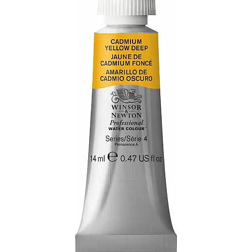 Winsor & Newton W&n Prof. Water Colour 14ml Tube Kadmiumgelfb Dunkel
