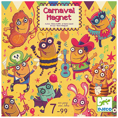 Djeco Spiele Carnaval Magnet