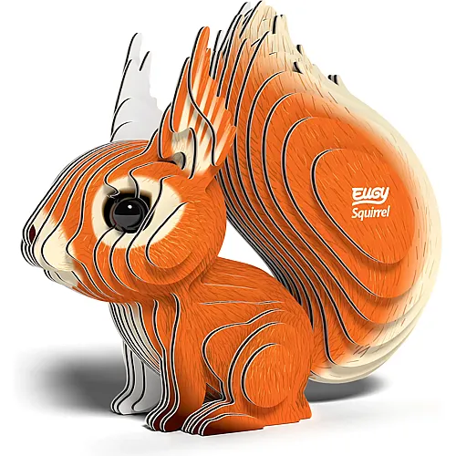 Eugy 3D Karton Figuren Eichh�rnchen