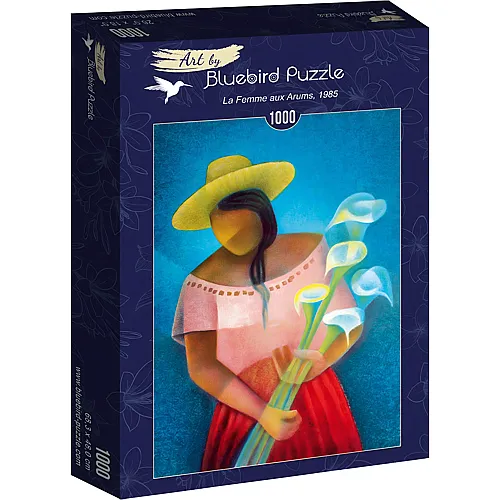 Bluebird Puzzle Louis Toffoli La Femme aux Arums, 1985 - 1000 Teile
