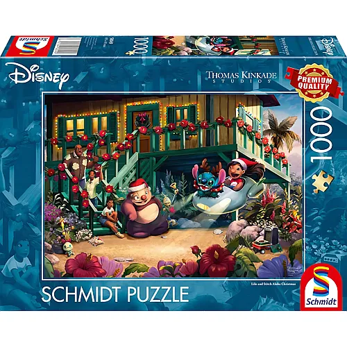Lilo and Stitch Aloha Christmas 1000Teile