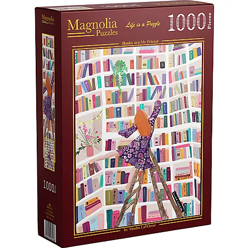 Magnolia Puzzle B�cher sind meine Freunde (1000Teile)