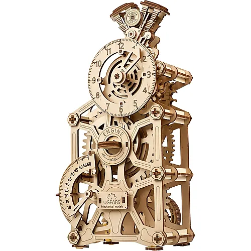 Ugears Motoren-Uhr - 265 Teile
