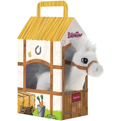 Heunec Bibi & Tina Pferd Sabrina stehend im Stall