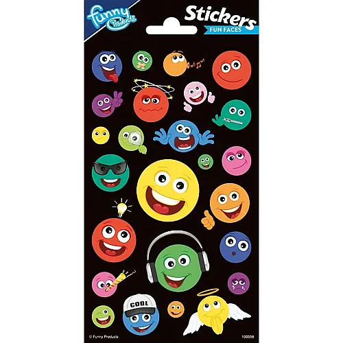 Totum Aufkleberbogen Twinkle � Coole Gesichter