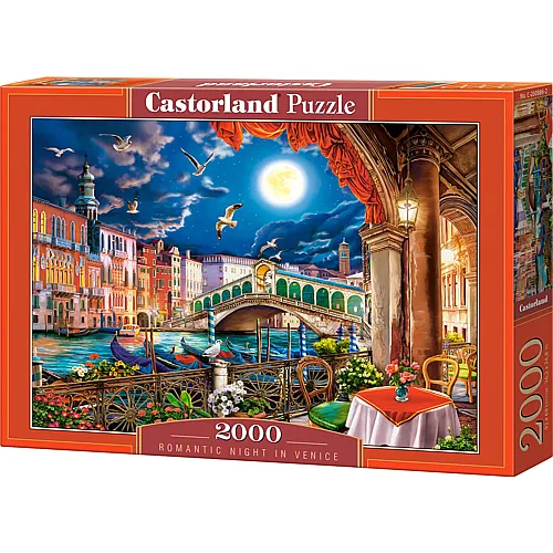 Castorland Puzzle Romantische Nacht in Venedig - 2000 Teile