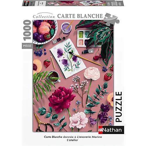 Nathan Puzzle Die Blumen-Werkstatt - 1000 Teile