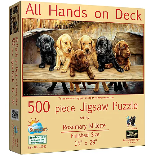 SunsOut Puzzle All Hands on Deck - 500 Teile