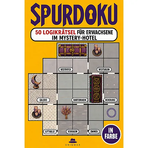 Independently published Spurdoku: 50 Logikr�tsel f�r Erwachsene im Mystery-Hotel