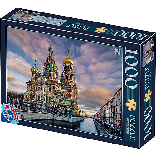 DToys Puzzle Church of the Savior on Blood - Sankt Petersburg - 1000 Teile