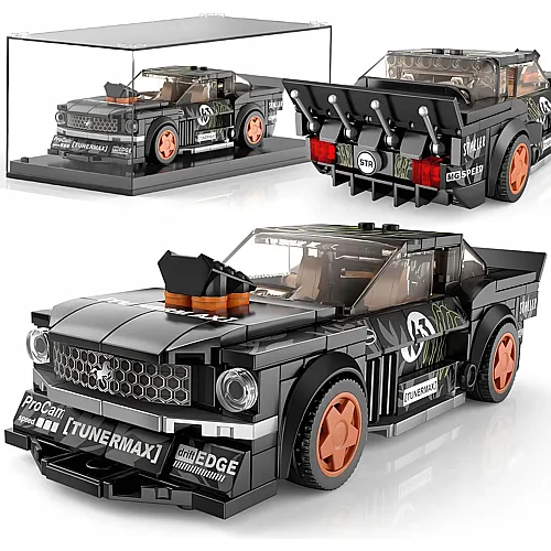 Rennwagen mit Acrylvitrine 27024