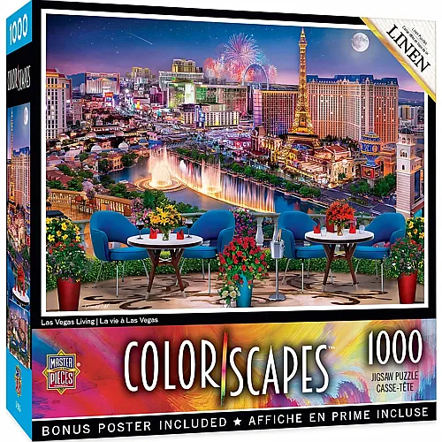 Master Pieces Puzzle Colorscapes Las Vegas (1000Teile)