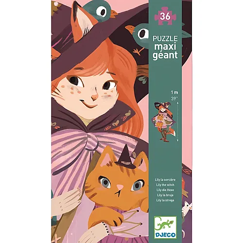 Riesenpuzzle Lily die Hexe 36 Teile 36Teile