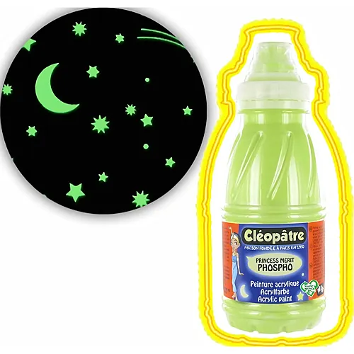 Cleopatre Princess Merit - Acrylfarbe 250ml Phosphoreszierende