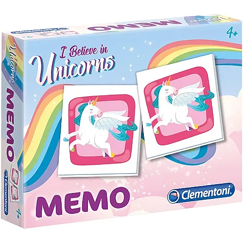 Clementoni Spiele Einhorn-Memo