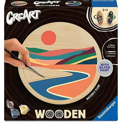CreArt Wooden Fluss der Natur