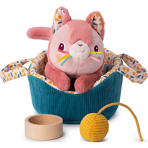 Lilliputiens Jeanne Katze mit Korb
