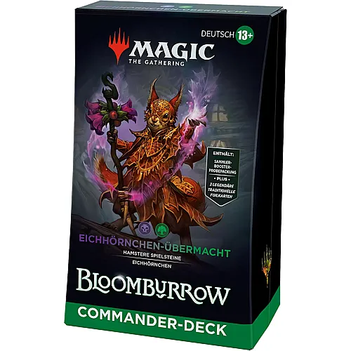 Magic The Gathering Bloomburrow Commander-Deck - Eichh�rnchen-�bermacht - Deutsch