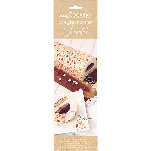 ScrapCooking Set Transferb�gen Weinachtsmotive Schokogeschmack - 2 Teile