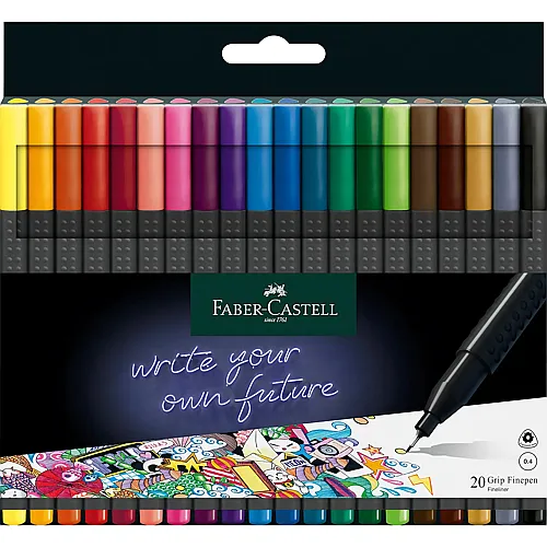 Faber-Castell Fineliner Grip Set (20Teile)