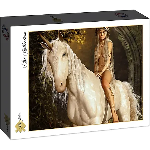Grafika Puzzle Art Collection Die Elfe und das Einhorn - 2000 Teile