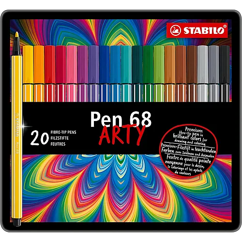 Stabilo Pen 68 Fasermaler - 20 Teile