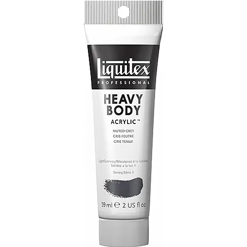 Liquitex Lqx Prof. Heavy Body Acrylfarbe 59ml Tube Ged�mpftes Grau