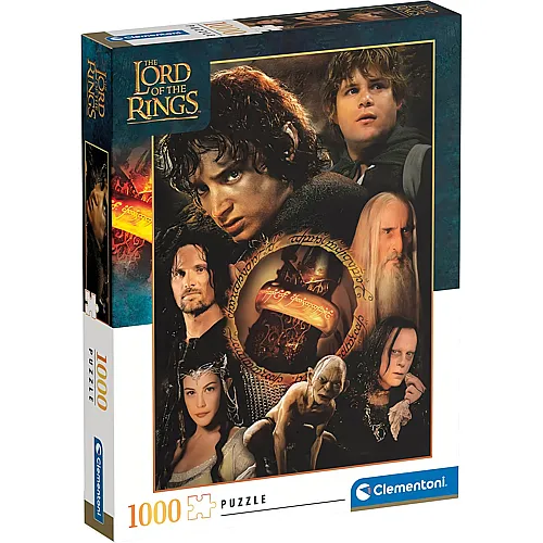 Clementoni Puzzle Der Herr der Ringe The Lord of The Rings - 1000 Teile