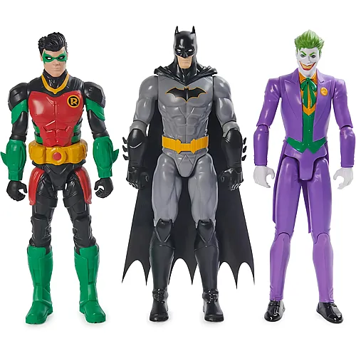 Spin Master 3er Pack Batman & Robin vs. The Joker - 30 cm