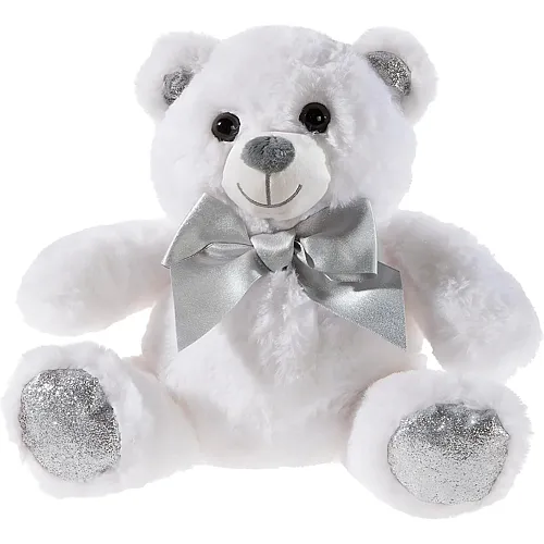 Heunec B�r mit Schleife Weiss - 25 cm
