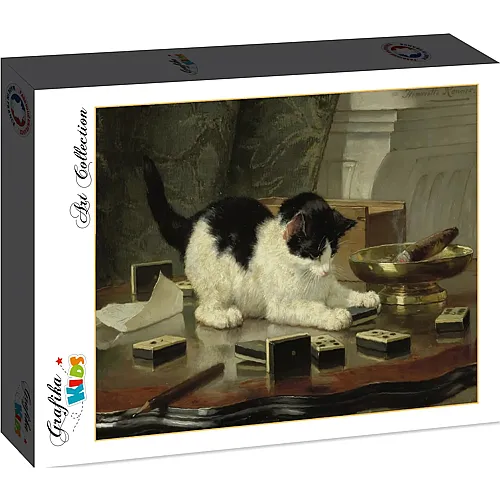Grafika Puzzle Art Collection Henriette Ronner-Knip Grafika Kids Kitten's Game - 12 Teile