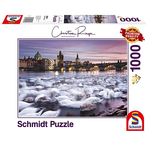 Schmidt Puzzle Christian Ringer Prag Schwne (1000Teile)