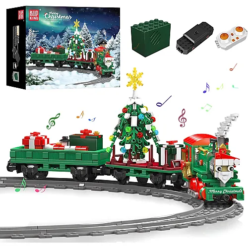 Mould King World Railway Ferngesteuerter Weihnachtszug 12039