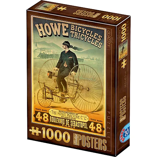 Vintage Posters: Howe Tricyles 1000Teile