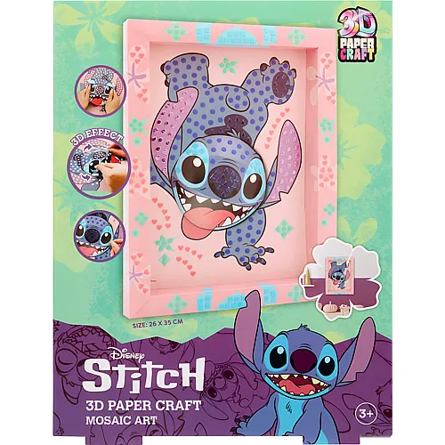 Canenco Lilo & Stitch 3D-Mosaik-Kunsthandwerksset Stitch
