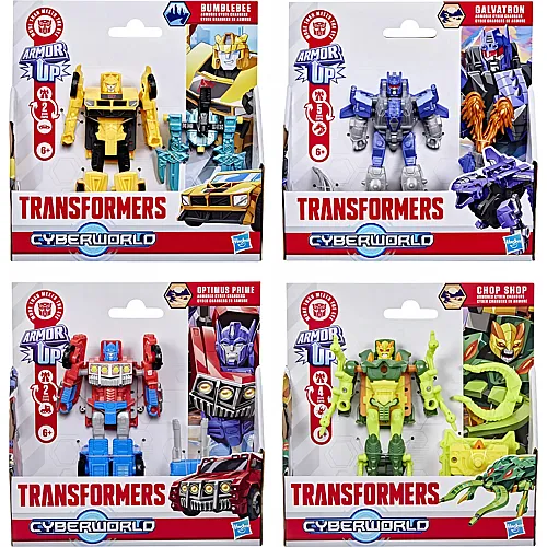 Hasbro Transformers Armored Cyber Changer ass., Cyberworld, 2-fach
