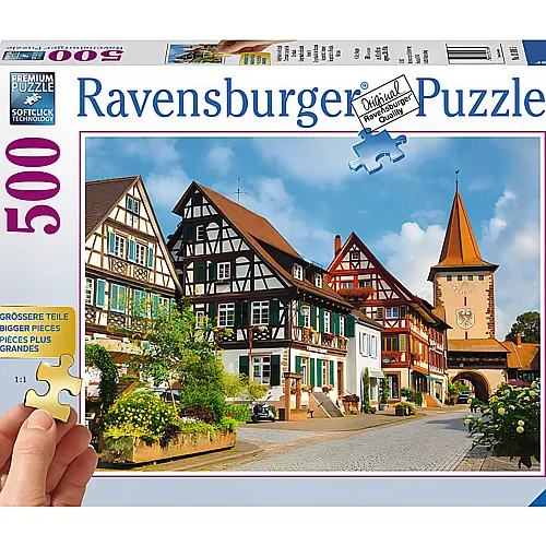 Ravensburger Puzzle grosse Teile Gengenbach im Kinzigtal (500Teile)