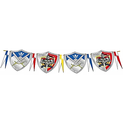 Wimpelkette Ritter - 6 m