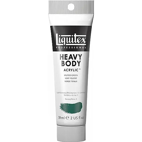 Liquitex Lqx Prof. Heavy Body Acrylfarbe 59ml Tube Ged�mpftes Gr�n