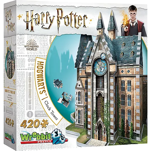 Wrebbit Puzzle Harry Potter Hogwarts Clocktower (420Teile)