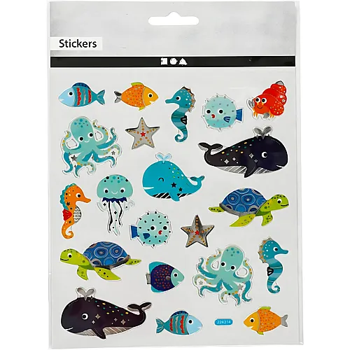 Creativ Company Sticker Meerestiere