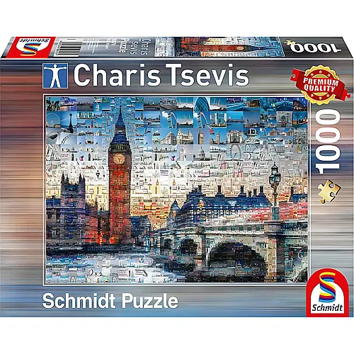 Schmidt Puzzle Charis Tsevis London - 1000 Teile